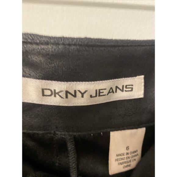 DKNY faux leather mini skirt size 6 - Picture 4 of 6